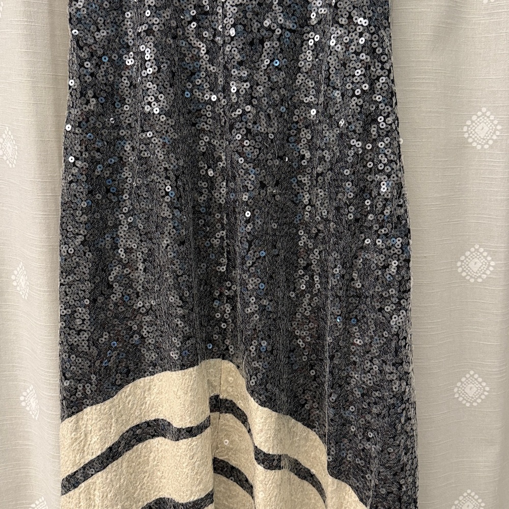 Farm Rio sequin halter column midi dress - Picture 6 of 7
